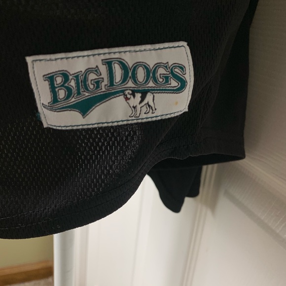 Big Dogs Shirts Big Dogs Black Baseball Style Jersey Shirt Medium